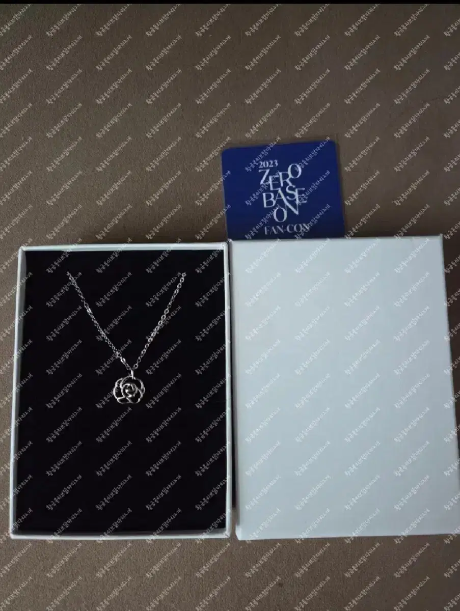 ZB1 925 Silver ZEROSE NECKLACE ver.2 ハオ ZB1 Zerobaseone Zerose Seoul Fancon MD Necklace and Official